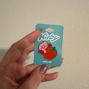 Strawberry Kirby pin